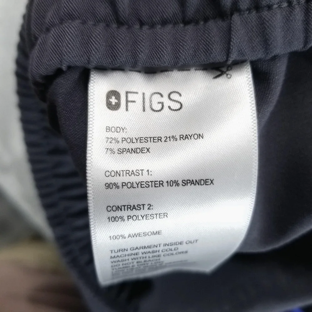 FIGS Pants Mens‎ M Gray Technical Collection Scrub Jogger Stretch Workwear Nurse