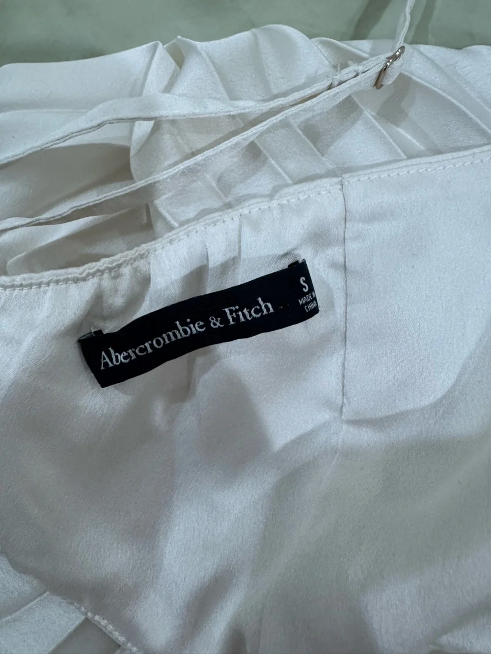 Abercrombie & Fitch strapless white