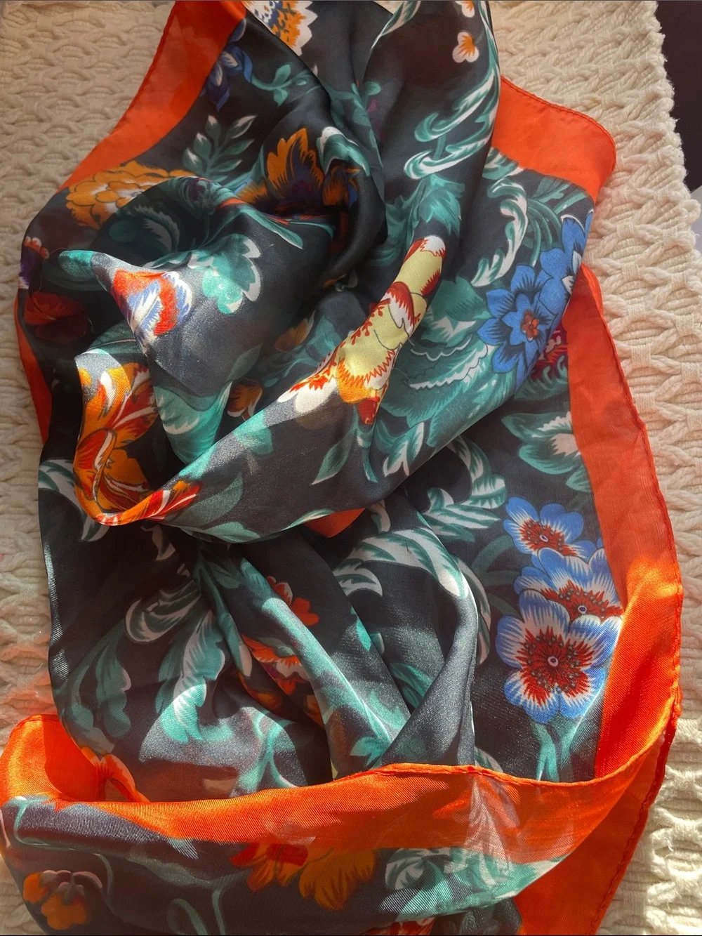 Saks Fifth Avenue silk scarf