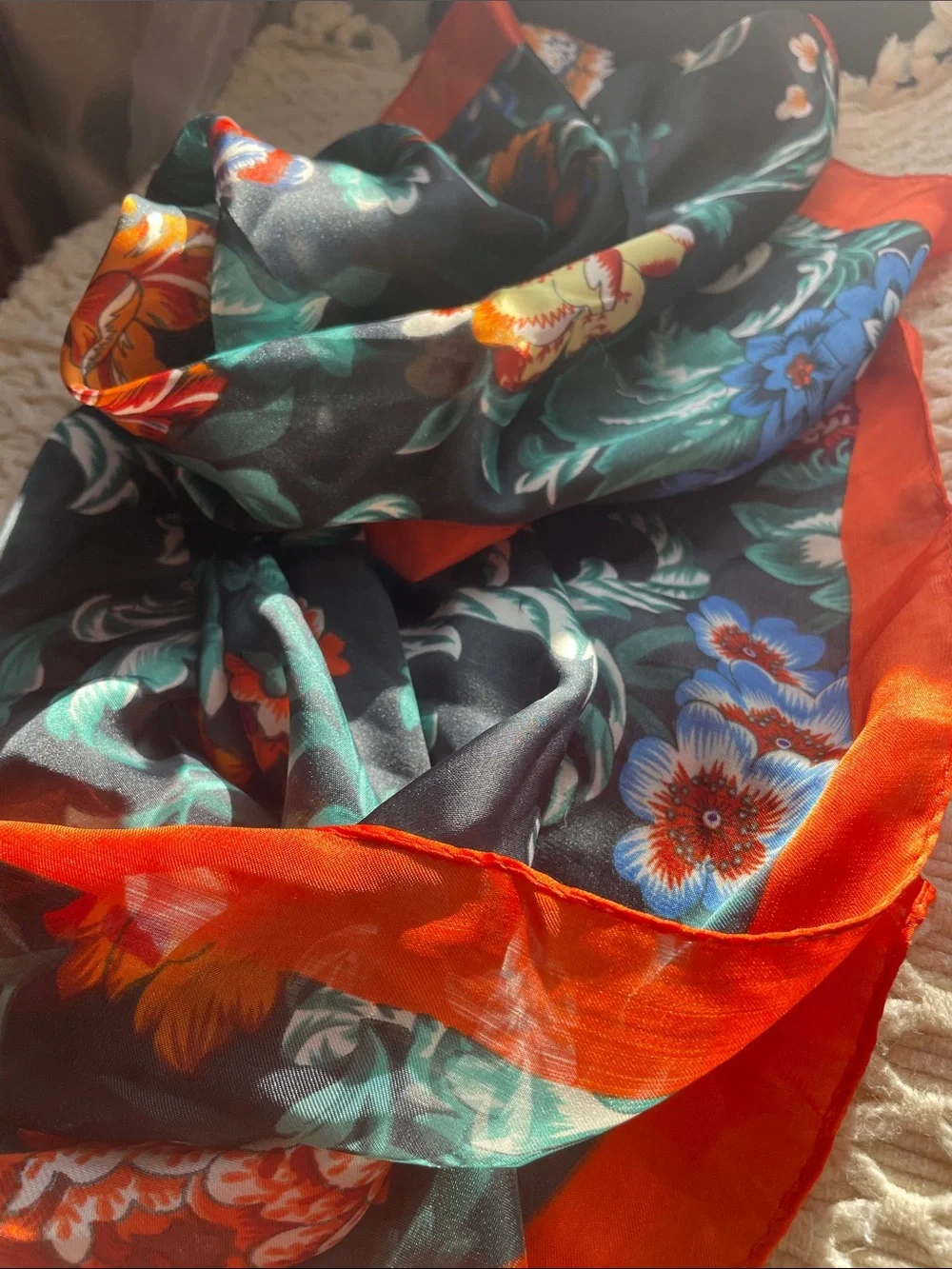 Saks Fifth Avenue silk scarf