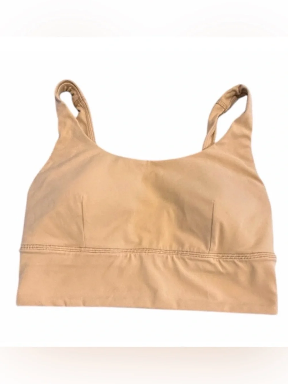 Lululemon‎ Align High Neck Bra C/D Cup Size 6 Warm Neutral