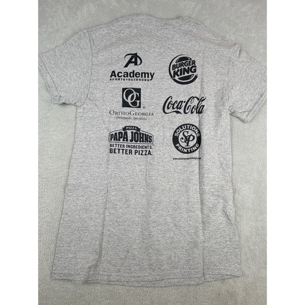 Adidas‎ Mercer Football SM Gray Short Sleeve T-Shirt Men's Size Small