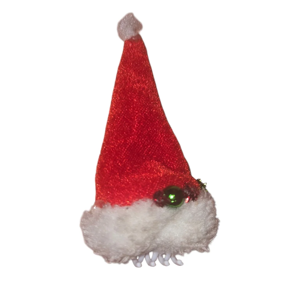 Festive Red Santa Hat Hair Clip for‎ Kids