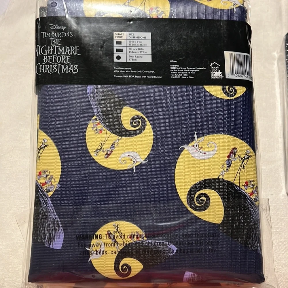 Disney Nightmare Before Christmas Round Table Cloth