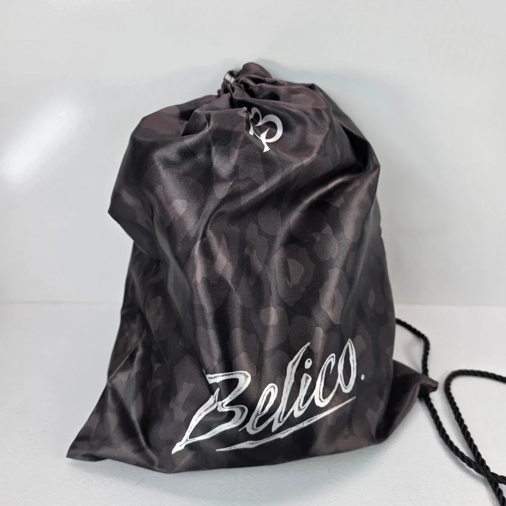 Belico Hats Rico Muerto Black Red Rhinestone Snapback‎ Hat with Dust Bag