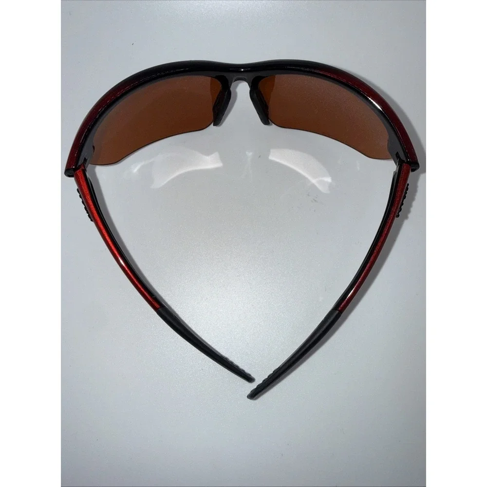 Maxx HD Sunglasses Domain HDP - Black/ Red -fishing, golf -polarized brown lens