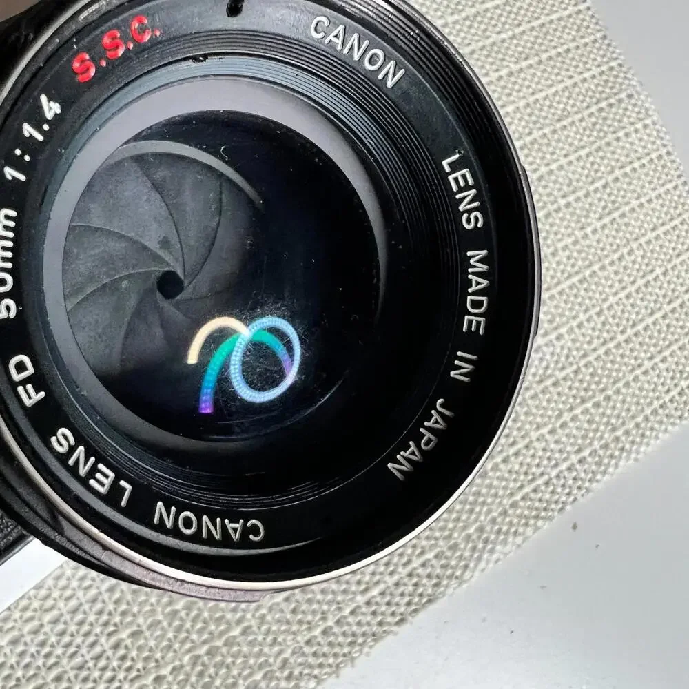 Canon FTb QL 35mm SLR‎ Film Camera FD 50mm f/1.4 S.C. Lens Made in Japan Vintage