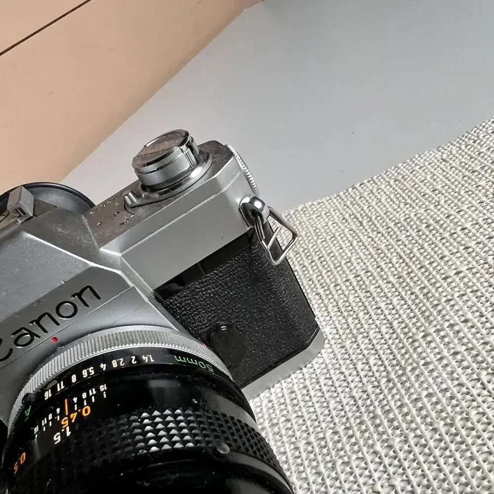 Canon FTb QL 35mm SLR‎ Film Camera FD 50mm f/1.4 S.C. Lens Made in Japan Vintage