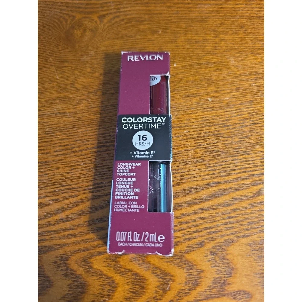 Revlon ColorStay Overtime Lipcolor - 500 Limitless Black Cherry, 0.07 Fl Oz