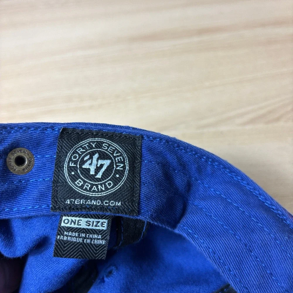 Chicago Cubs Hat Cap Strap Back Blue MLB Baseball 2016 Division Champions '47‎
