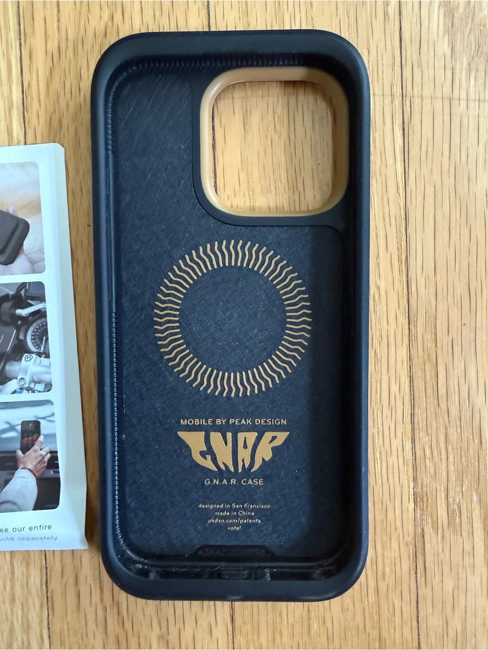GREAT condition Peak Design Gnar Case for iPhone 16 Pro - Black (open box)