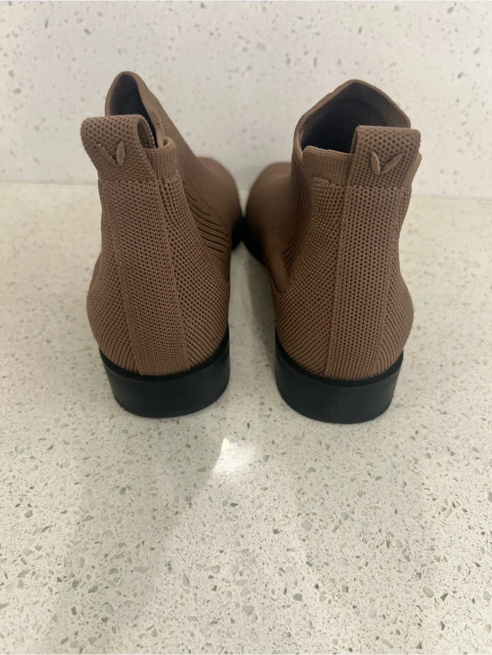 Vivaia Ryan Pro Square Toe Water-Repellent Ankle Boots In Espresso Size 36=5.5-6