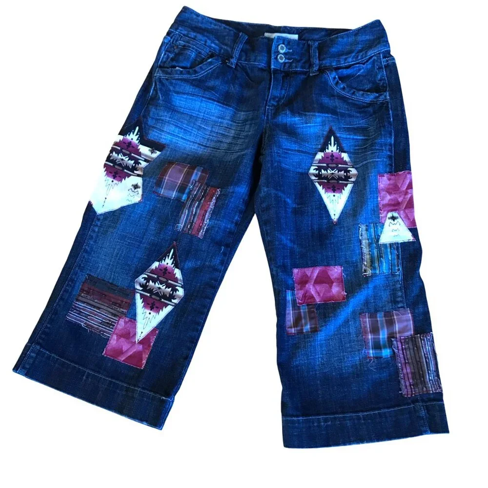 Upcycled western aztec