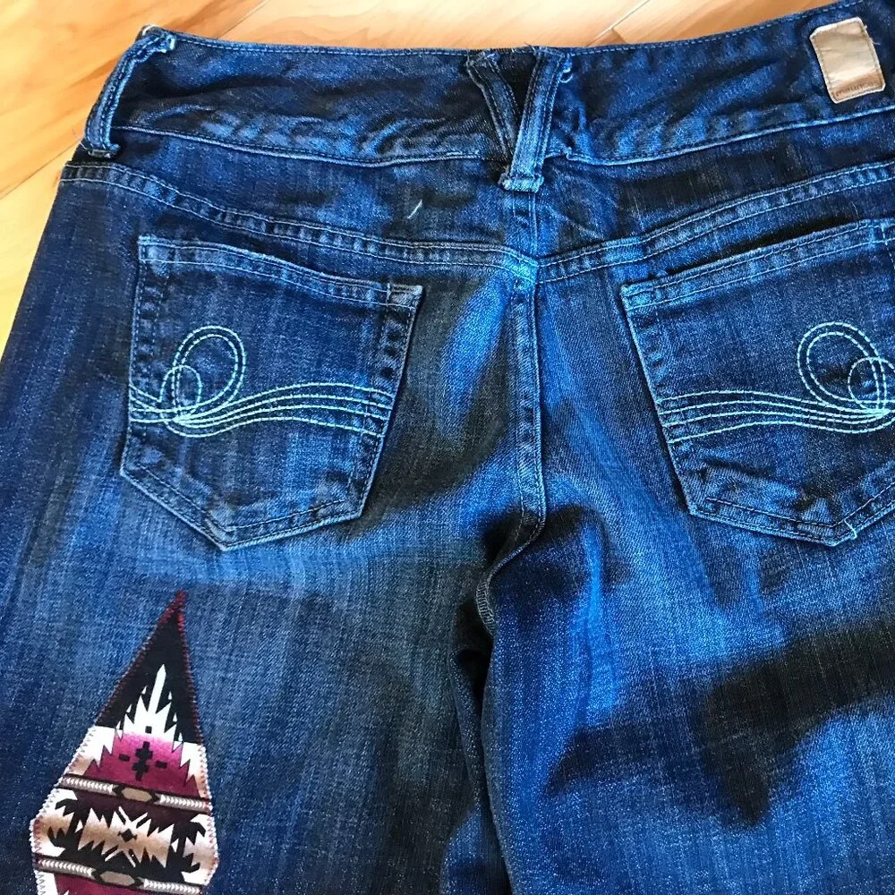 Upcycled western aztec
