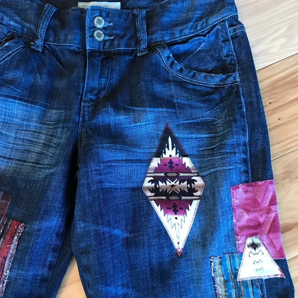 Upcycled western aztec