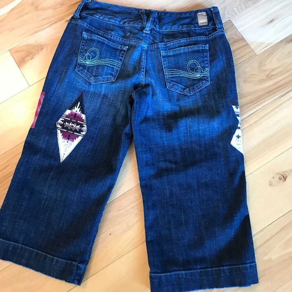 Upcycled western aztec