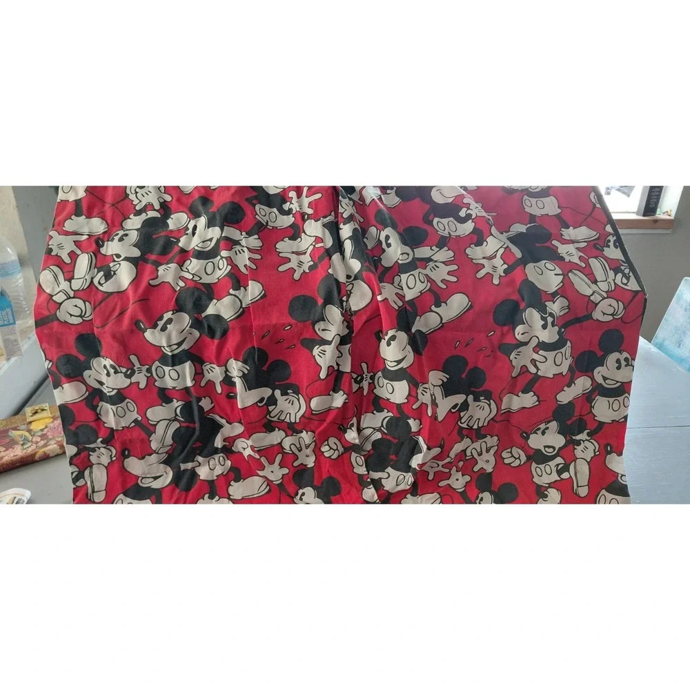 One Vintage 90s Disney Mickey Mouse Large Pillow Cover all-over repeating print