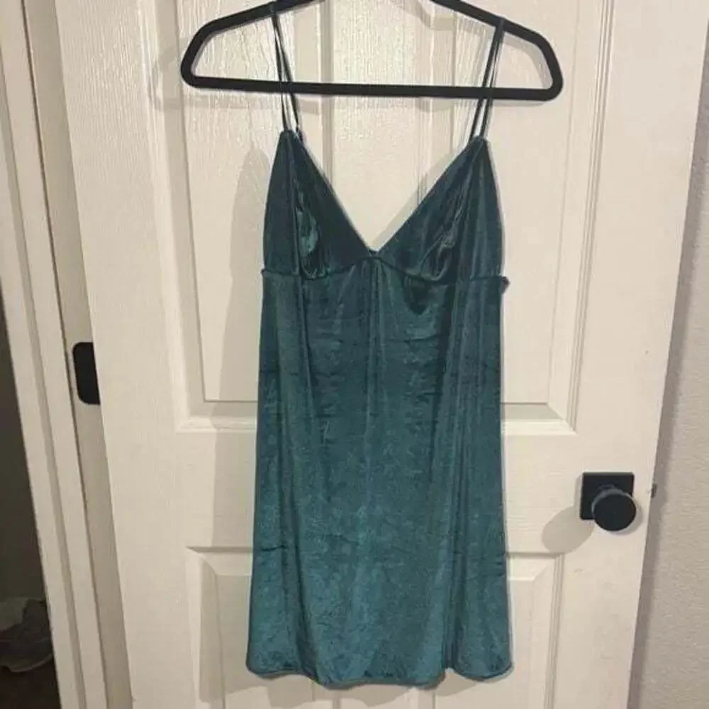 Victoria's Secret Teal Velvet Slip