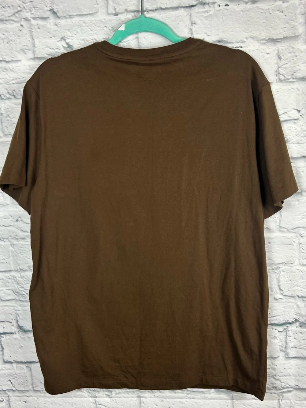 Polo Ralph Lauren Brown Crewneck Jersey T-Shirt Pony Logo Cotton Tee Medium NWT