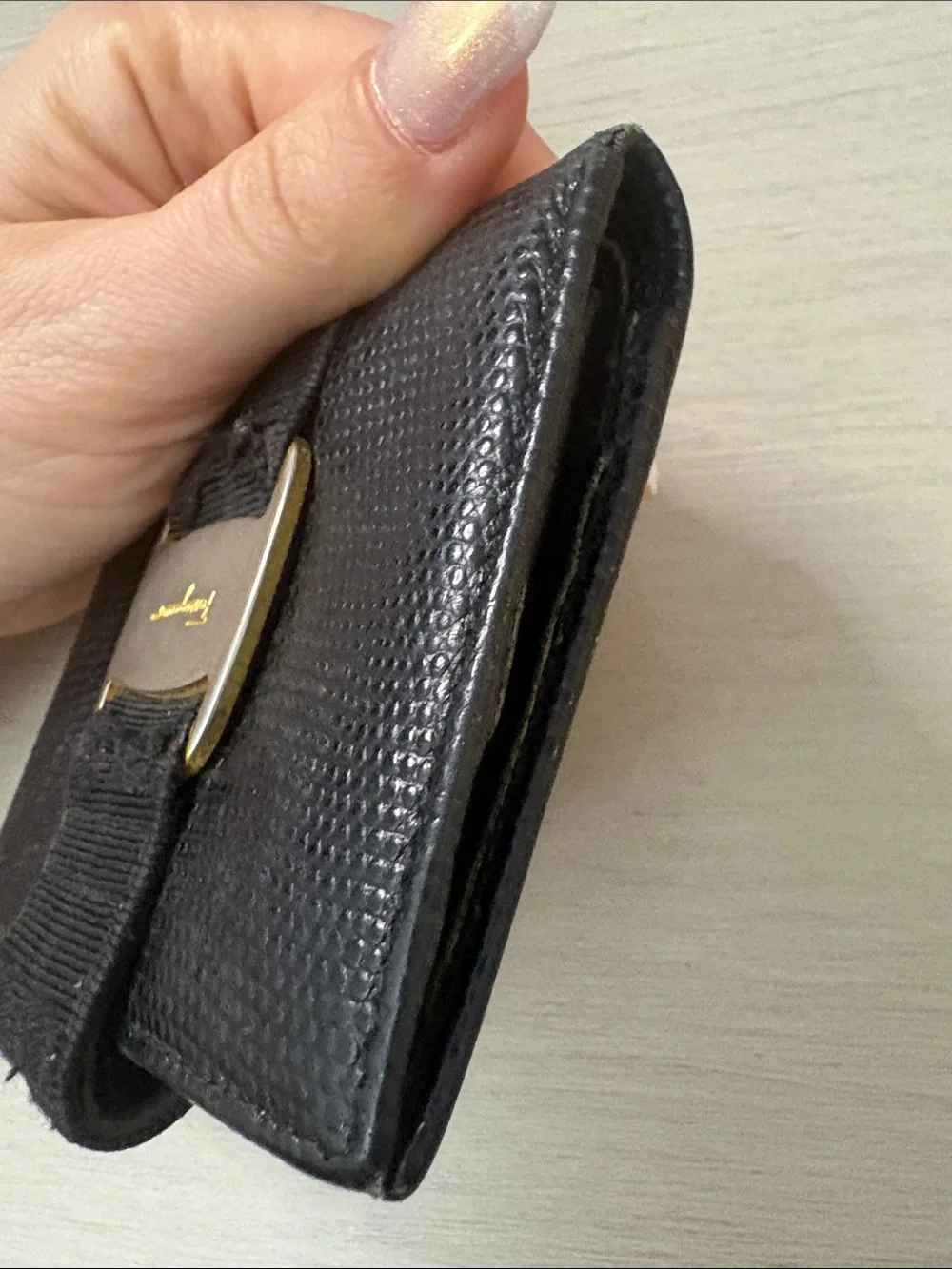 Salvatore Ferragamo compact textured