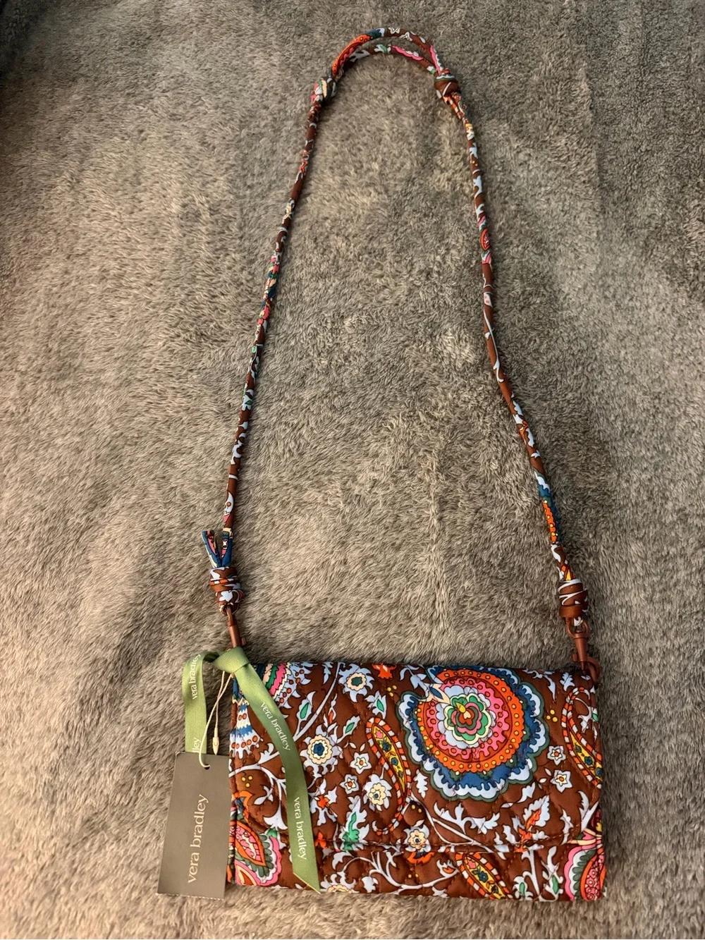 Vera Bradley Wildwood Wallet Adjustable Crossbody NWT