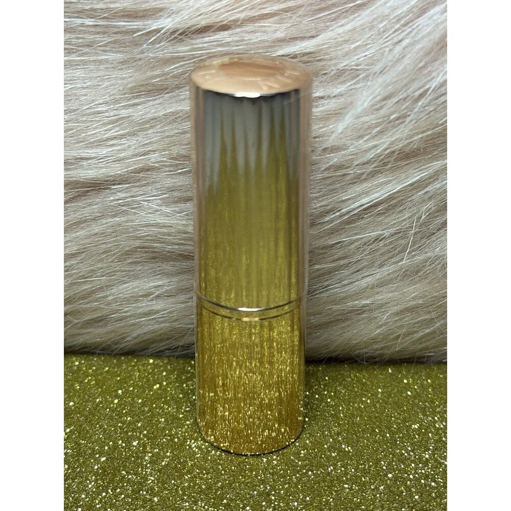 Revolution Renaissance Lipstick Rebirth • Peachy Pink Nude • Luxe Rose‑Gold Tube