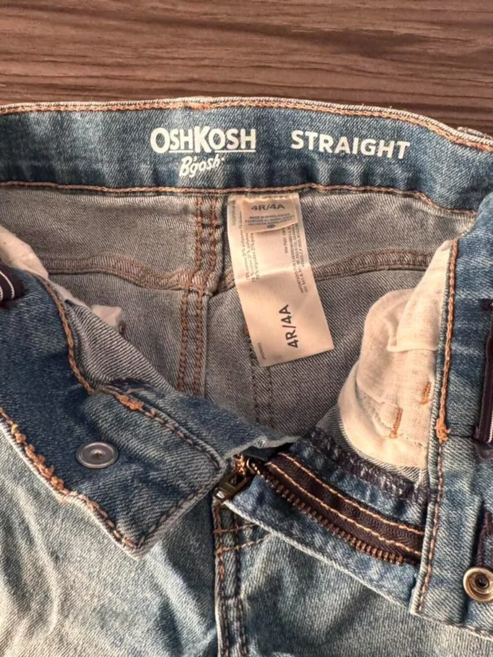 Oshkosh Boys Straight Jeans 4R