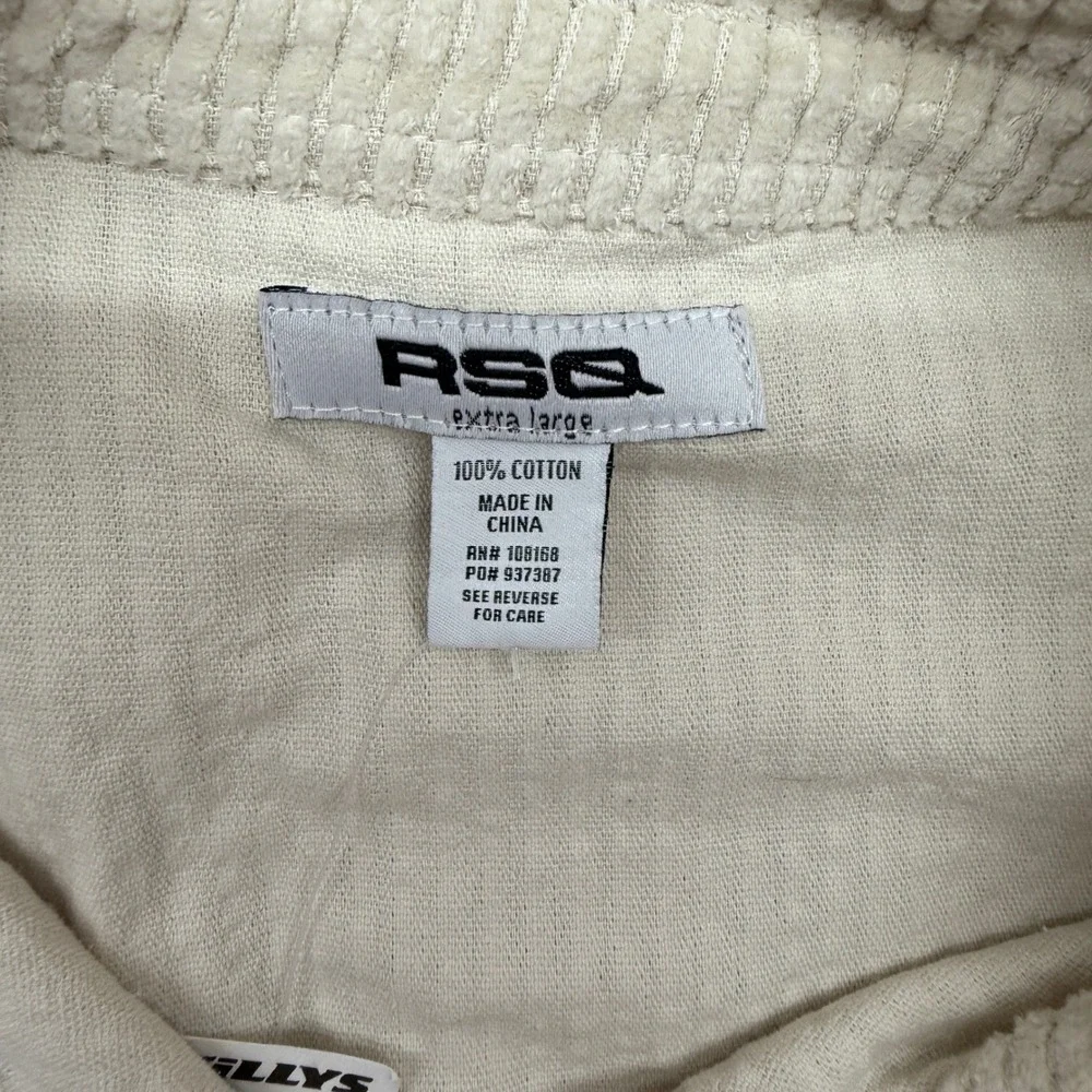 RSQ corduroy button