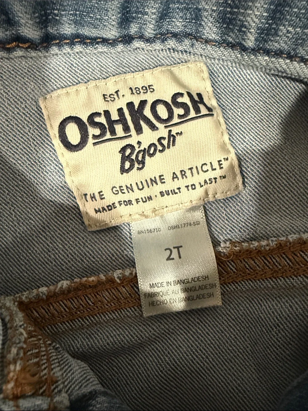OshKosh Bgosh lightweight denim