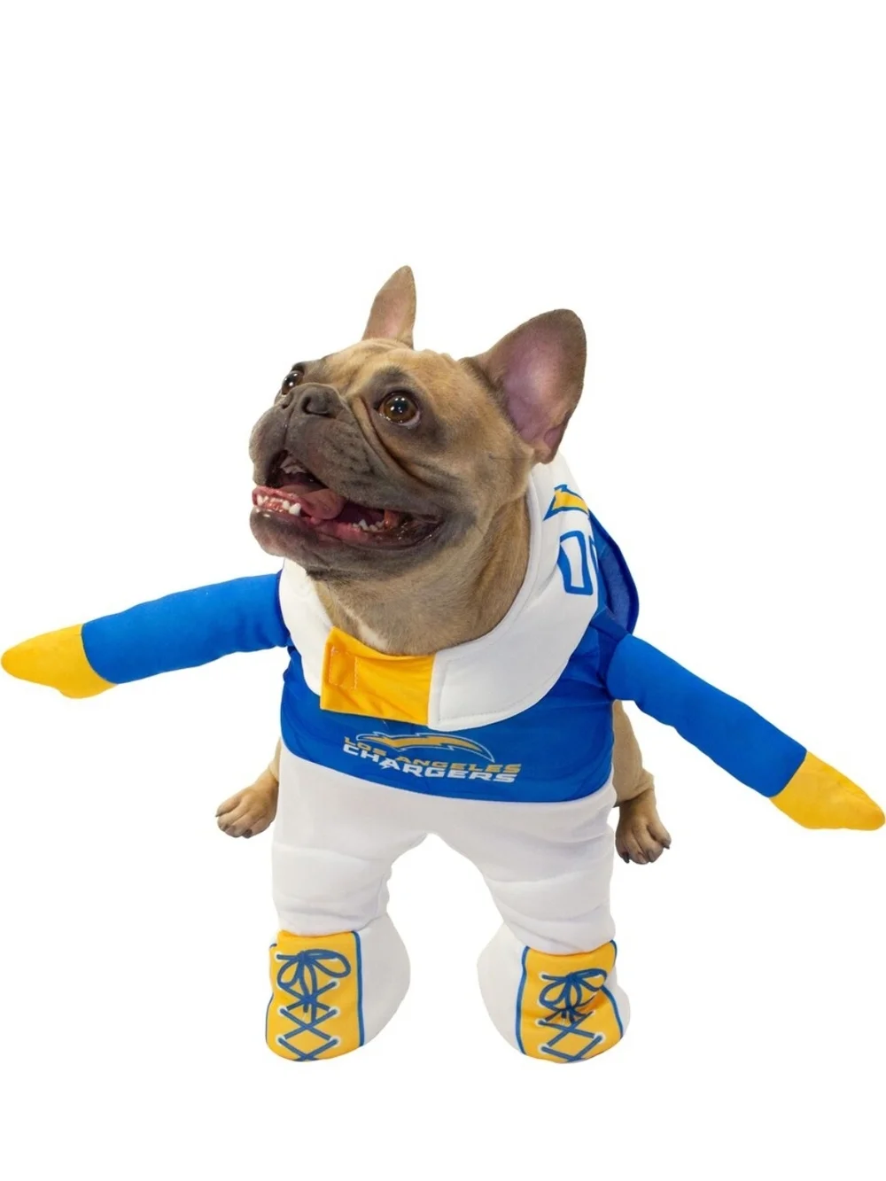 NFL Los Angeles Chargers Blue, White & Yellow Dog Outfit