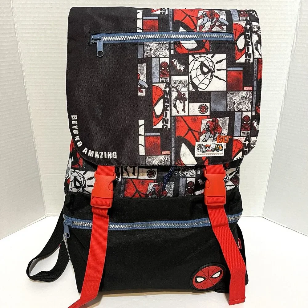 Disney Parks Marvel Spider-Man 60th Anniversary Backpack Beyond Amazing Rucksack