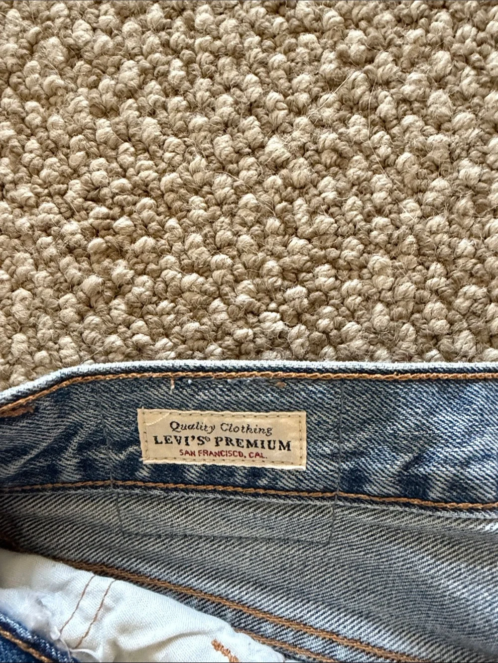 Levi's Light Wash Denim Shorts