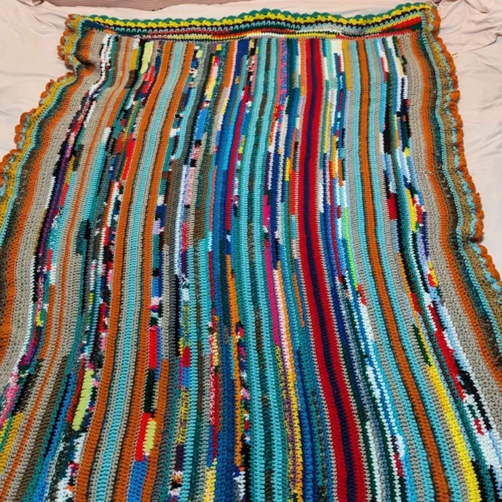 Handmade crochet scrap