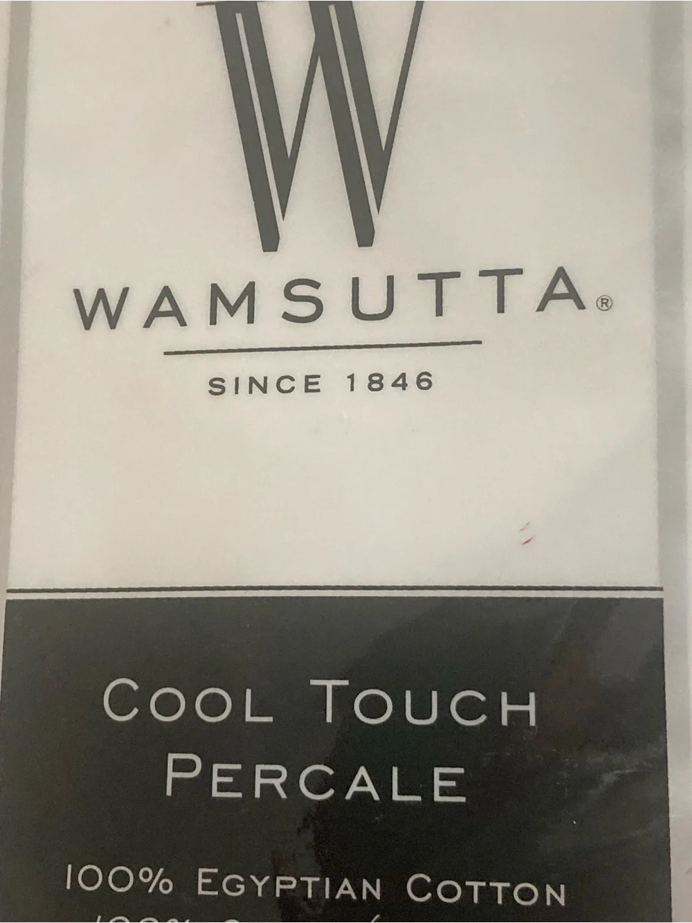 Wamsutta White  Cool Touch Percale Full Flat Sheet in Egyptian Cotton