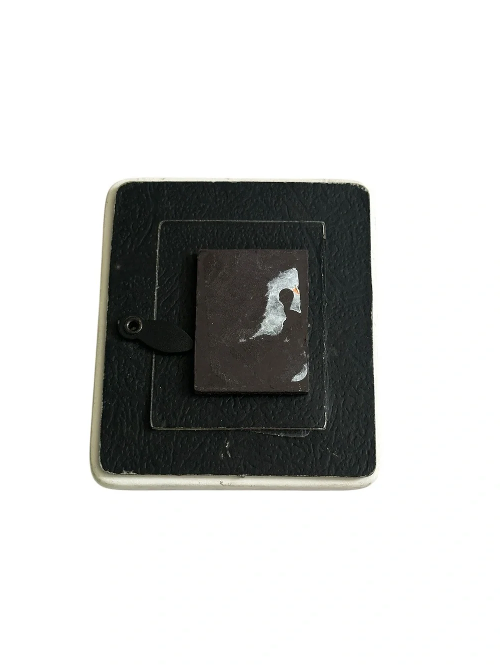 Vintage Fridge Magnet Colorful I Love You Ceramic Picture Frame Square 3.5