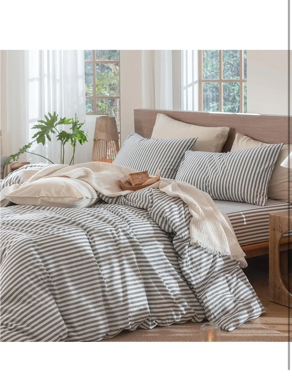 Moomee striped duvet