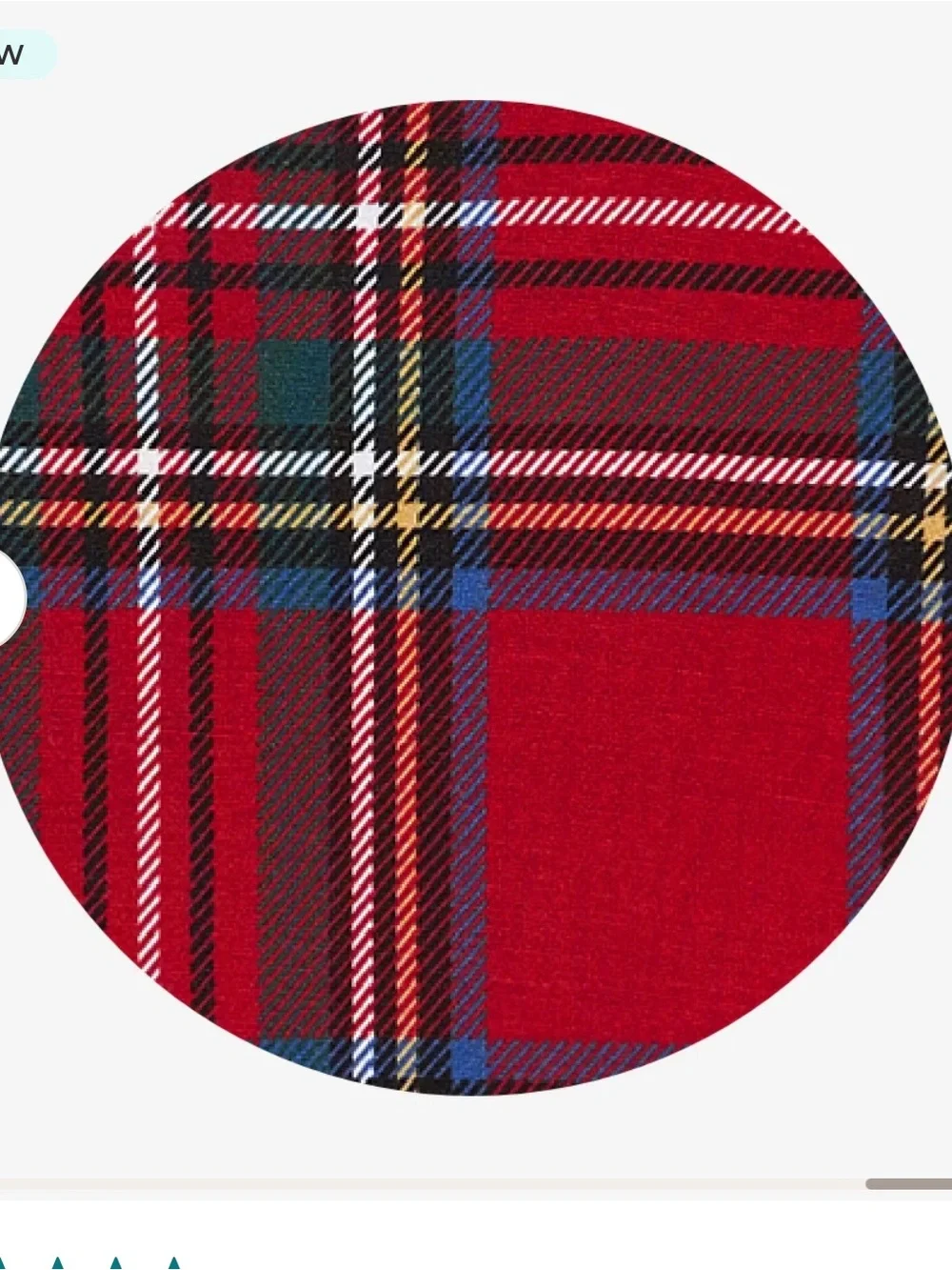 Posh Peanut Red Tartan Plaid Long Sleeve Tulle Dress