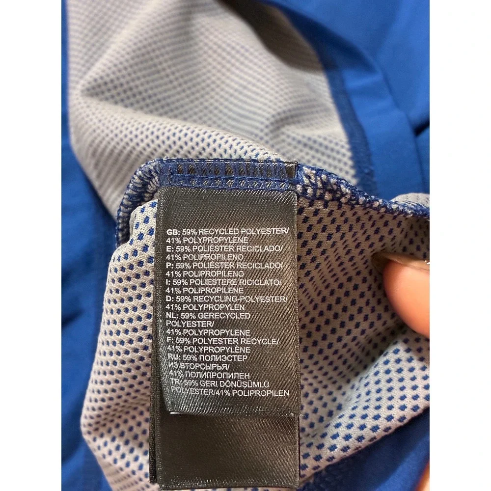 The North Face Mens FlashDry Blue Short Sleeve Polo Shirt NF00CE7Q Large