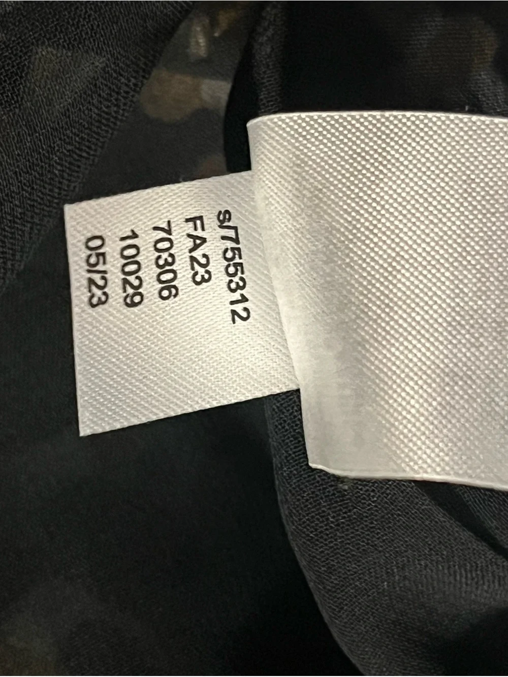 LOFT black blouse