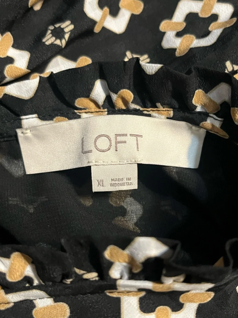 LOFT black blouse