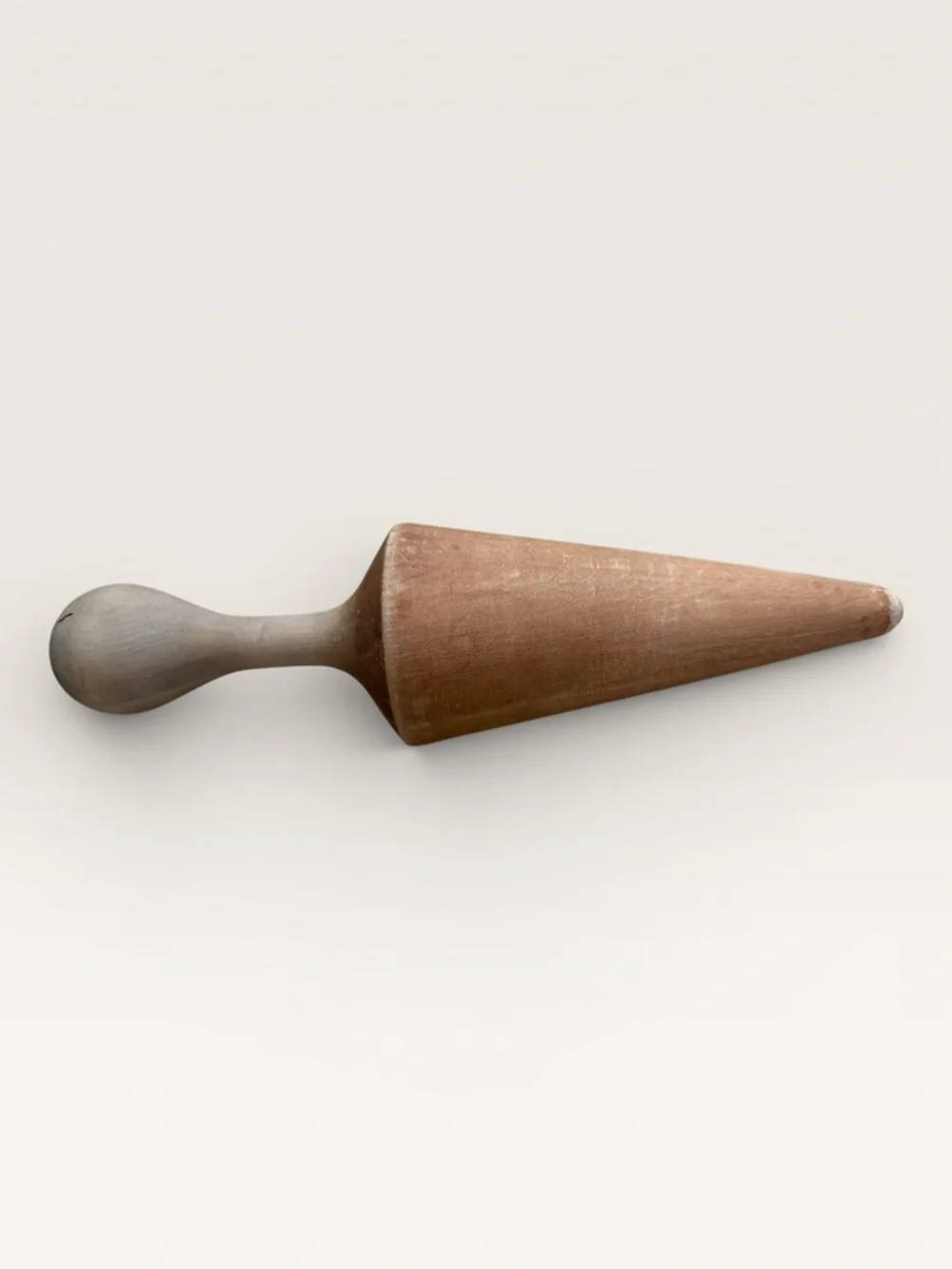 Vintage 1950’s Wooden Cone-Shaped Pestle/Masher