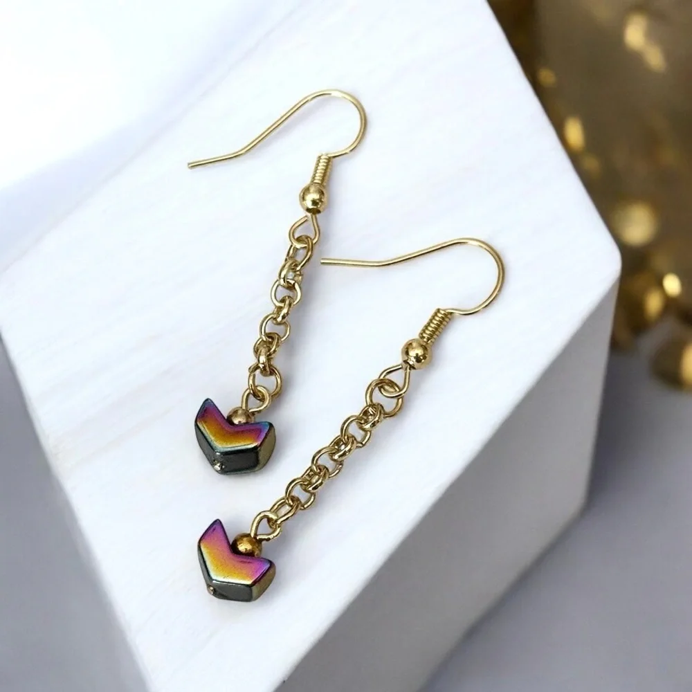 Fashion Jewelry iridescent chevron