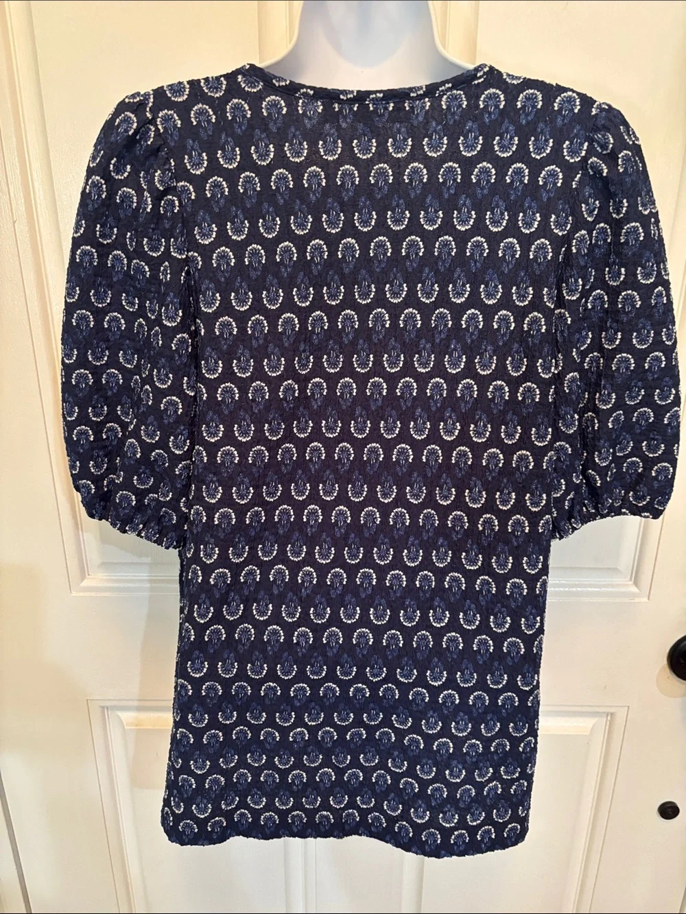 LOFT blouse navy