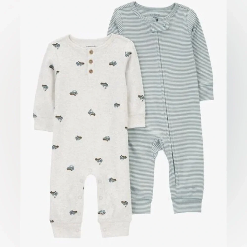 Carter’s Baby Boy Romper Bundle 3 Months (2 Piece Set)