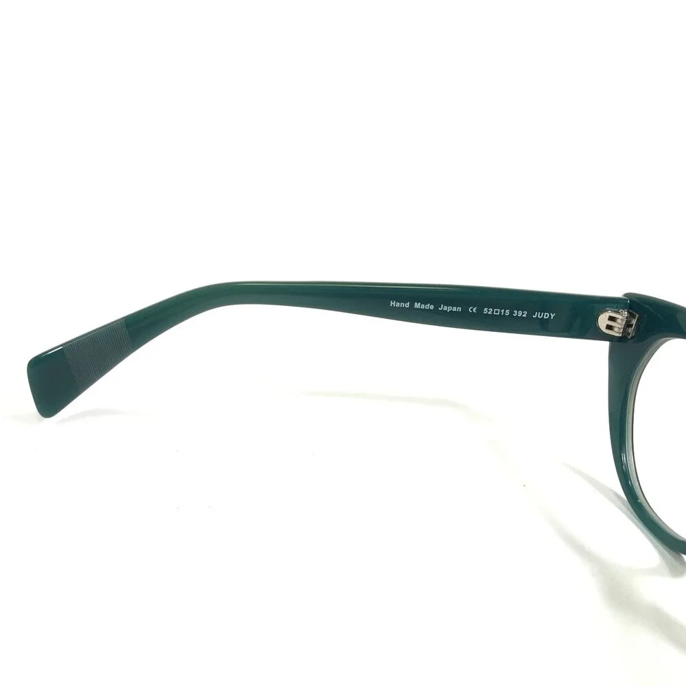 Morgenthal Frederics Eyeglasses Frames 392 JUDY Green Tortoise Cat Eye 52-15-140