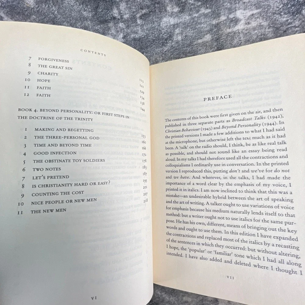 C.S. Lewis Mere Christianity Paperback 50th Anniversary Religion Theology