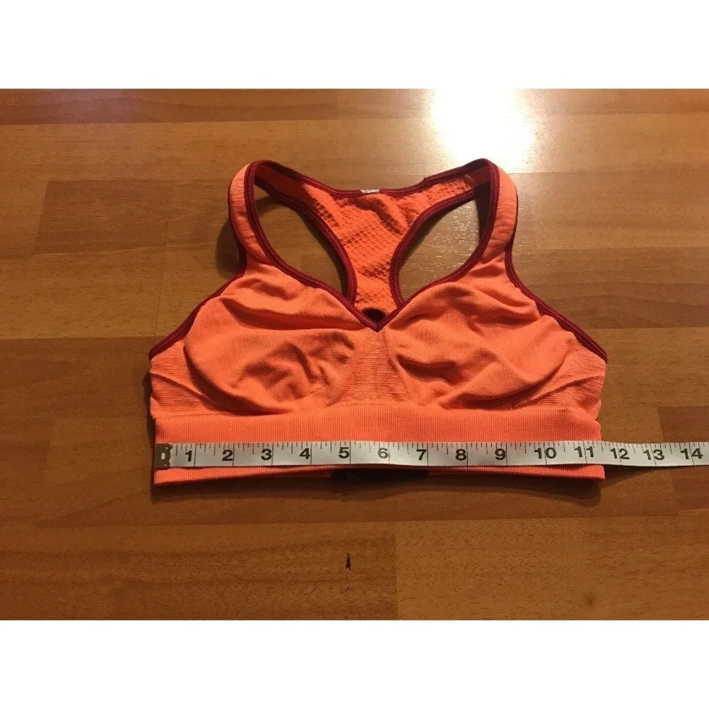 Lululemon Sports Bra Racerback Orange Color