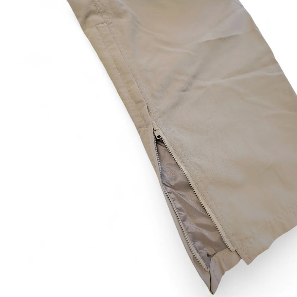 LLBEAN Tropicalwear Pants Nylon Lined UPF Stone Tan Tall Large New