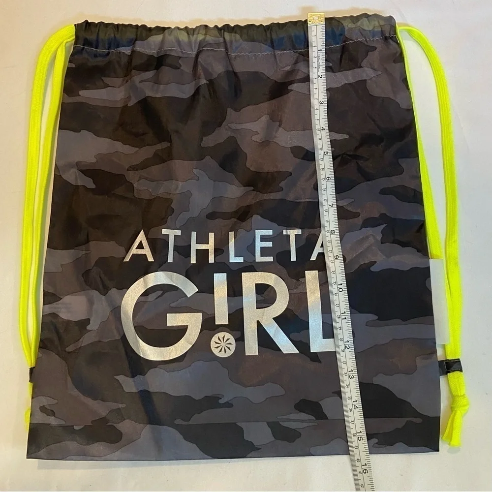 ATHLETA GIRL Lightweight 100% Recycled Material Drawstring Backpack Athletic