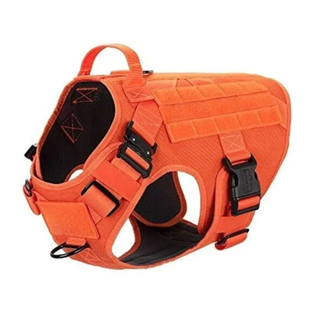 Orange Tactical Dog‎ Harness Service Dog New